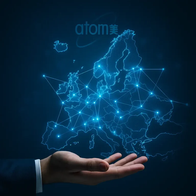 opportunité MLM Atomy 2025 illustration d’un réseau Europe connecté
